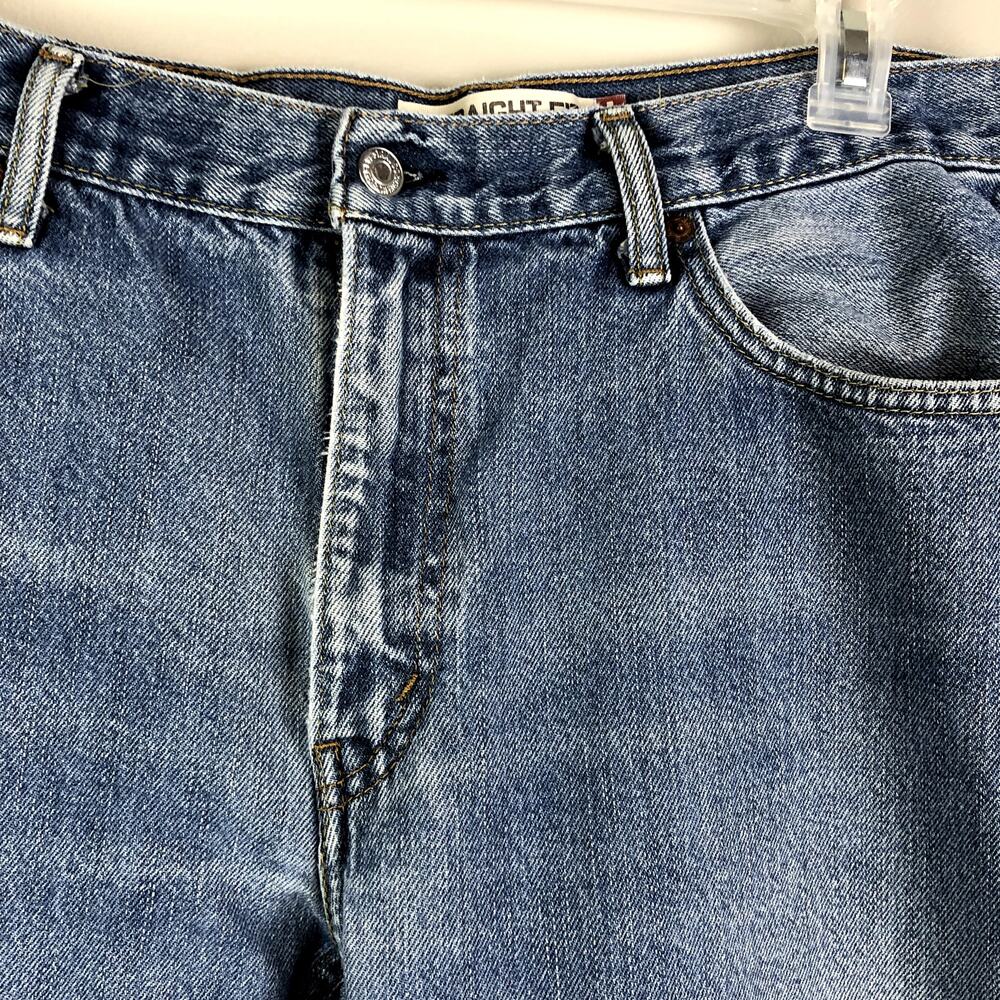 Levi’s 501 Original Fit Distressed Straight Leg Jeans | Vintage Wash |Button Fly - Picture 4 of 5